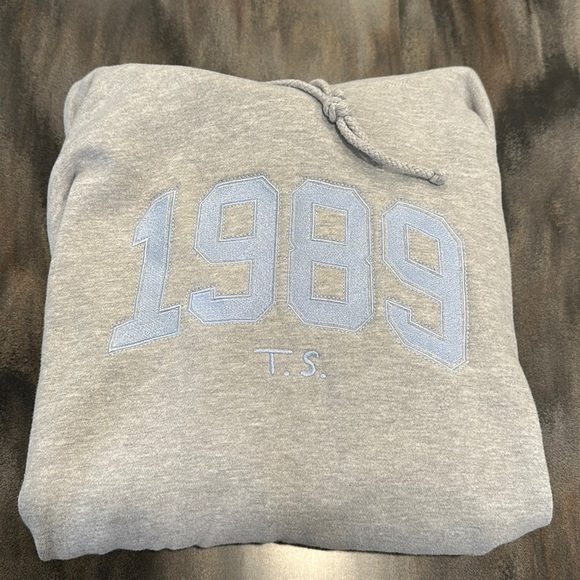 Taylor Swift Tops - Taylor Swift 1989 Grey Hoodie